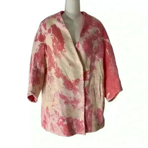 Zara Pink & White  Blazer Size Medium